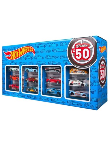 Hot Wheels Package with 50 Cars TOYCGN22 Mattel | Futurartshop.com