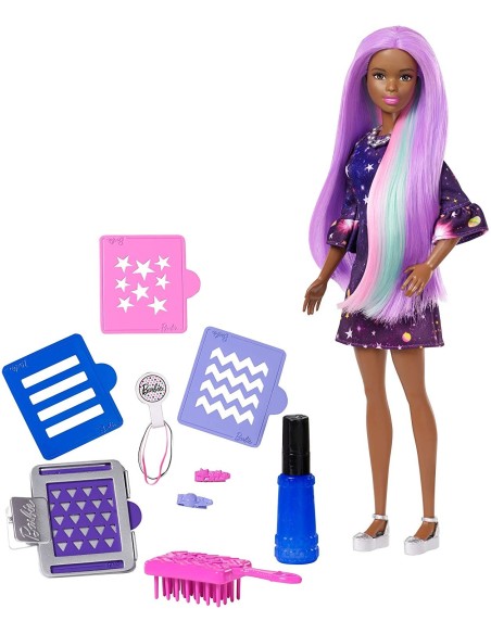 Barbie - Bambola multicolore surprise Mulatta TOYFHW99/FHX01 Mattel | Futurartshop.com