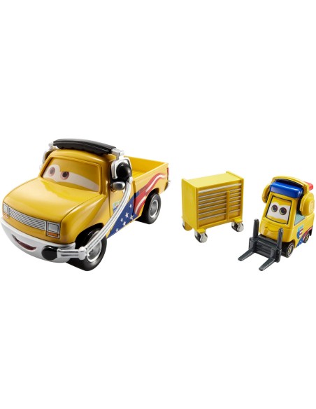 Cars - 2 characters Mechanik Jeffa the John Lassetire TOYY0506/DHL15 Mattel | Futurartshop.com