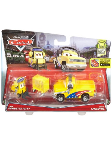 Cars - 2 characters Mechanik Jeffa the John Lassetire TOYY0506/DHL15 Mattel | Futurartshop.com