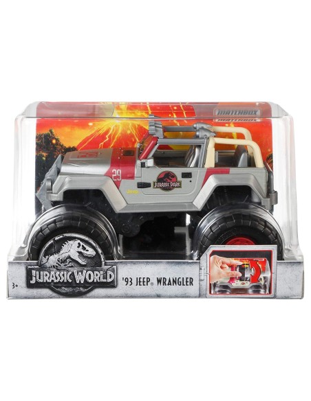 Jurassic World - the Jeep Wrangler scale 1-24 TOYFMY48/FMY49 Mattel | Futurartshop.com