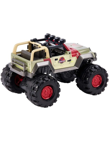Jurassic World - the Jeep Wrangler scale 1-24 TOYFMY48/FMY49 Mattel | Futurartshop.com