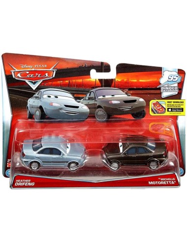 Cars - 2 Personaggi Heather drifeng e Michelle Motoretta TOYY0506/DHL18 Mattel | Futurartshop.com