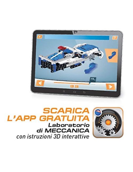 Laboratorio di meccanica auto della polizia radiocomandata CLE19052 Clementoni | Futurartshop.com