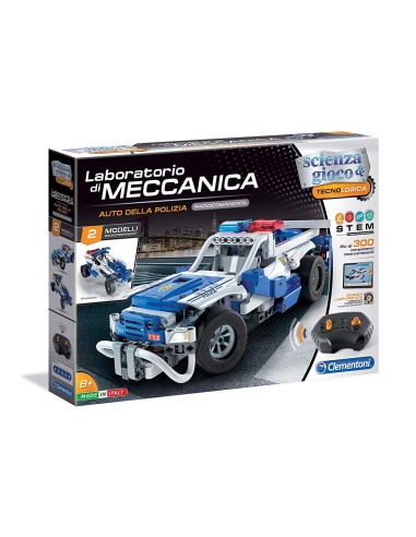 Laboratorio di meccanica auto della polizia radiocomandata CLE19052 Clementoni | Futurartshop.com