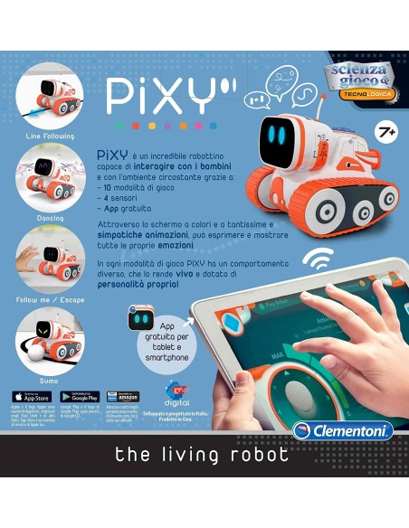 Pixy The Living Robot CLE19078 Clementoni | Futurartshop.com