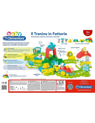 The train at the farm CLE17299 Clementoni | Futurartshop.com