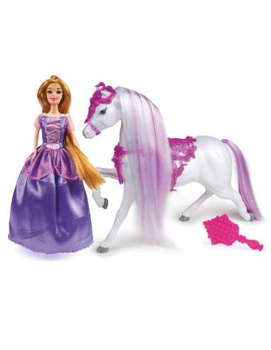Principessa Raperonzolo con cavallo GRAGG-02952 Grandi giochi | Futurartshop.com