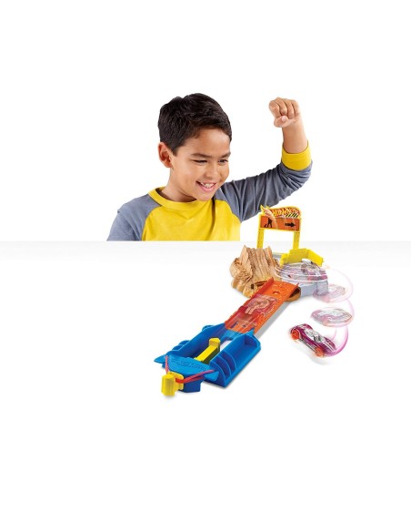Hot Wheels Mini pista cantiere Super stunt TOYCKJ08/DKR44 Mattel | Futurartshop.com