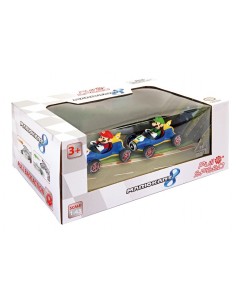 Box with 2 cars Mario and Luigi Mario Kart 8 STA15813018 Carrera go- Futurartshop.com