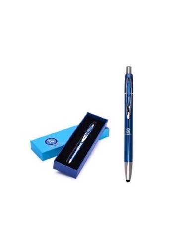 SSC Napoli Penna a sfera con gommino touch FANBP-24-NP Nemesi | Futurartshop.com