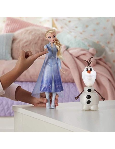 Frozen II doll elsa and olaf magical friends speak and shine HASE55081030 Hasbro | Futurartshop.com