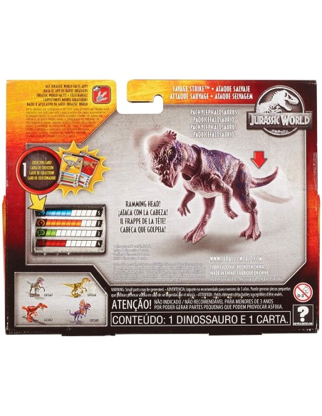 Jurassic World Pachycephalosaurus savage attack MATGCR54/GFG64 Mattel | Futurartshop.com