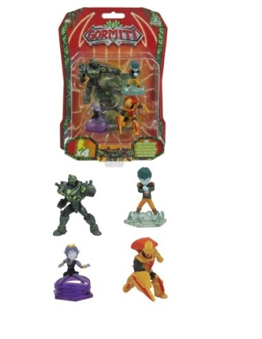 Gormiti - 4 Personaggi - Electryon - Ao-ki - Ikor - koga GIOGRE08000/1 Giochi Preziosi | Futurartshop.com