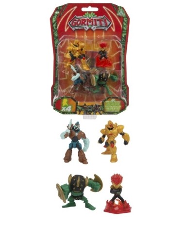 Gormiti - 4 Personaggi - Lord keryon - Riff - Akilos - Gredd GIOGRE08000/2 Giochi Preziosi | Futurartshop.com