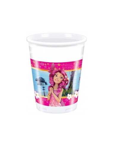 Bicchieri in plastica, Mia&Me 200 ml 8 pz COMCMG82605 Como Giochi  | Futurartshop.com