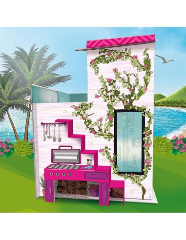 Barbie Casa di Malibu' con bambola LIS76932 Lisciani | Futurartshop.com