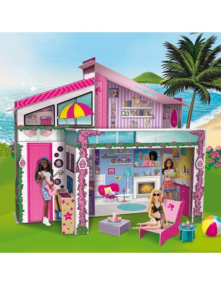 Barbie Casa di Malibu' con bambola LIS76932 Lisciani | Futurartshop.com