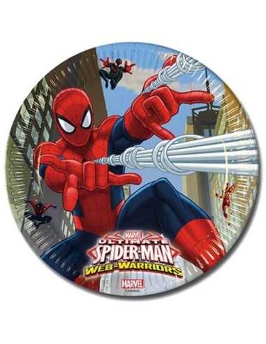 Ultimate Spider-Man - 8 piatti in carta da 23 cm STE5PR85151 New Bama Party | Futurartshop.com