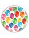 10 plates paper 23cm Balloons