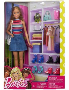 Barbie and her fashion accessories FVJ42 Mattel- Futurartshop.com