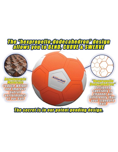 kicker ball - the ball that bends, turns and around obstacles  Grandi giochi | Futurartshop.com
