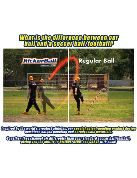 kicker ball - la palla che si piega, curva, e aggira gli ostacoli  Grandi giochi | Futurartshop.com