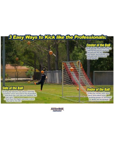 kicker ball - the ball that bends, turns and around obstacles  Grandi giochi | Futurartshop.com