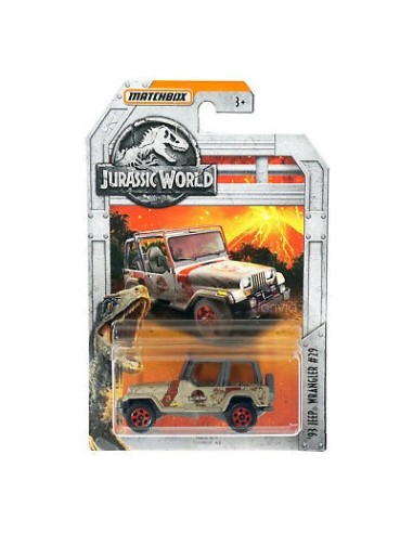Jurassic World - Veicolo 93 Jeep Wrangler 29 TOYFMW90/FMX24 Mattel | Futurartshop.com