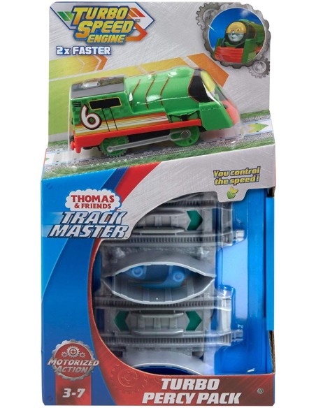 Thomas -the Train Trackmaster Turbo speed Percy TOYFPW68/FPW70 Mattel | Futurartshop.com