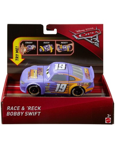 Cars 3 - Race and crash the vehicle, Bobby Swift TOYDYW10/DYW44 Mattel | Futurartshop.com