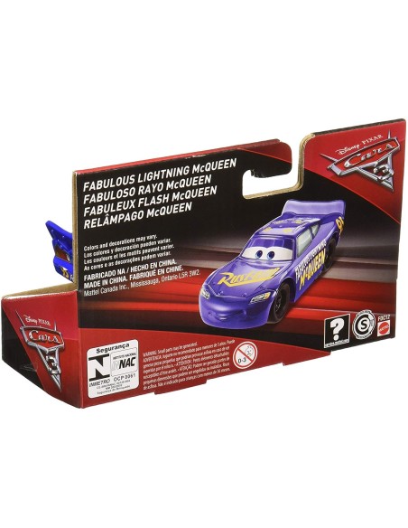 Disney Cars - Veicolo schiaccia e sfreccia fabulous Saetta McQueen TOYFFN47/FDC12 Mattel | Futurartshop.com