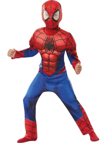 SpiderMan costume deluxe muscle 7-8 years RUBIT640841-L Rubies | Futurartshop.com