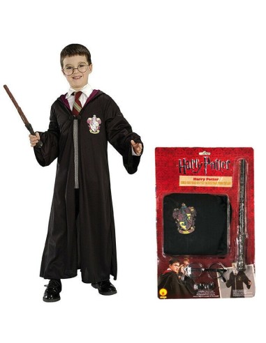 Harry Potter - Set bacchetta occhiali e mantello 5-8 anni RUBIT5378 Rubies | Futurartshop.com