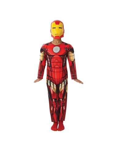 Iron Man Costume deluxe with muscles and mask 5-6 years RUBIT887751-M Rubies | Futurartshop.com