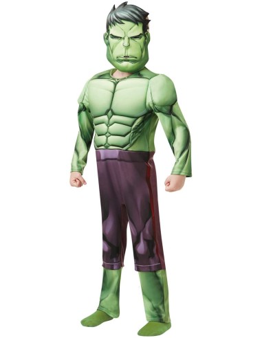 Avengers Hulk Costume deluxe with muscles 5-6 years RUBIT640839-M Rubies | Futurartshop.com