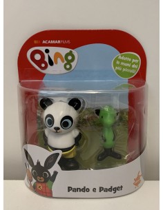 Bing - un Par de personajes de Pando y de Padget BNG10300/3 Giochi Preziosi- Futurartshop.com