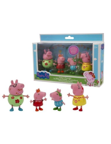 Peppa Pig Confezione 4 personaggi festa in famiglia GIOPPC62000 Giochi Preziosi | Futurartshop.com