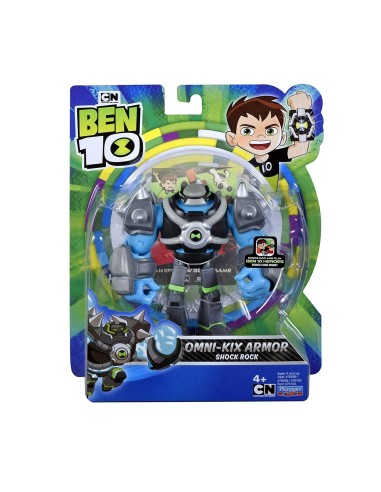 Ben 10 - Personaggio Armored Shock Rock serie 9 GIOBEN46000/1 Giochi Preziosi | Futurartshop.com