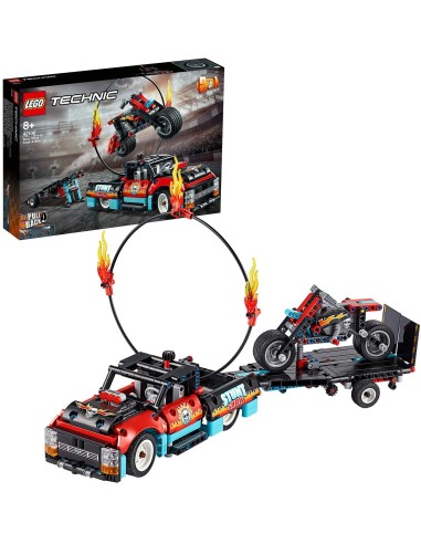 Lego 42106 truck e moto dello stunt show LEG6288773 Lego | Futurartshop.com