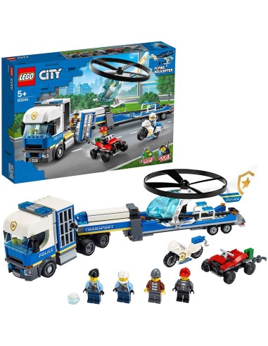 Lego 60244 transporter helicopters of the police LEG6288819 Lego | Futurartshop.com