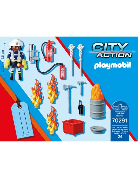 Playmobil 70291 gift set pompieri PLA70291 Playmobil | Futurartshop.com