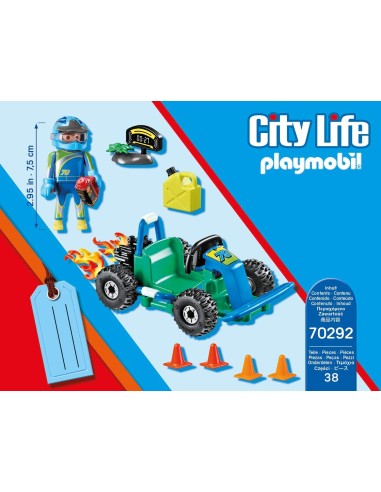 Playmobil 70292 gift set go kart PLA70292 Playmobil | Futurartshop.com