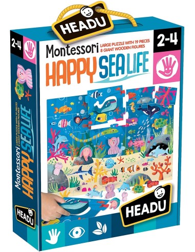 Montessori happy sea life HEAIT20096 Headu | Futurartshop.com
