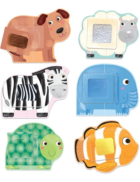 Montessori tactile animals HEAIT20188 Headu | Futurartshop.com