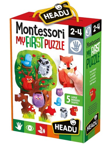 Montessori my first puzzle in the forest HEAIT20133 Headu | Futurartshop.com