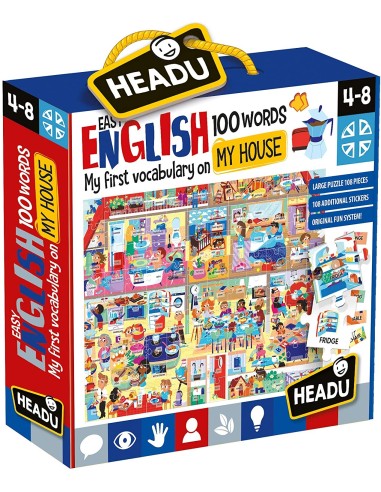 Easy english 100 words my house HEAIT23158 Headu | Futurartshop.com