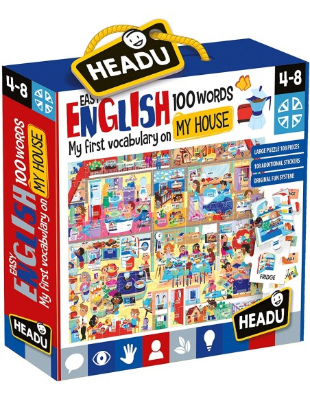 Easy english 100 words my house HEAIT23158 Headu | Futurartshop.com