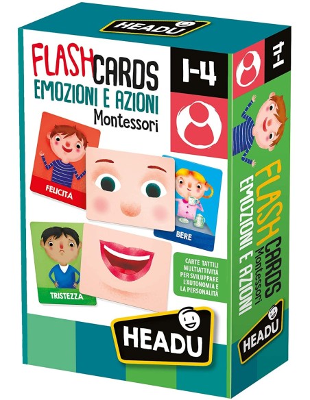 Flashcards montessori emotions and actions HEAIT23103 Headu | Futurartshop.com