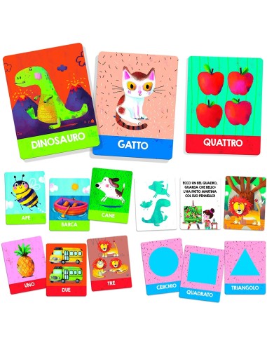 Flashcards montessori prime scoperte HEAIT23097 Headu | Futurartshop.com